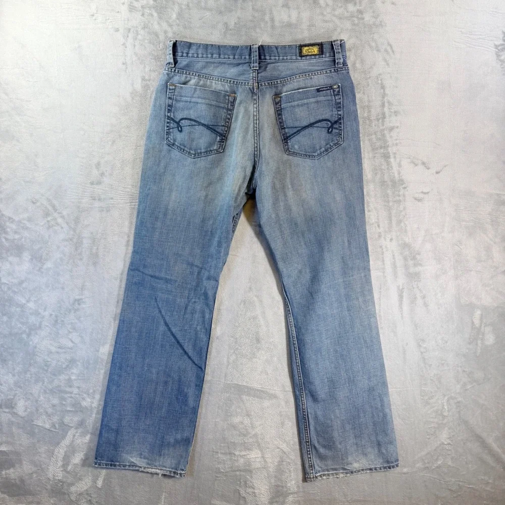 Mavi Matt Straight Leg Jeans Men's Size 32x32 Blue Light‎ Wash Denim